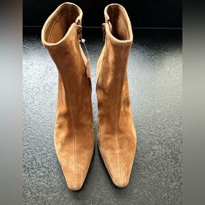 Steve Madden Tan Suede Ankle Boots
